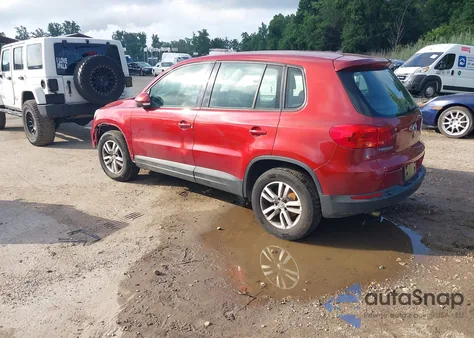 2012 Volkswagen Tiguan S from USA, damaged, VIN WVGAV7AX6CW090956